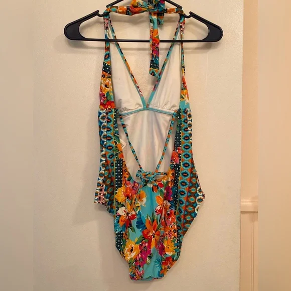 NWOT La Blanca Floral One Piece Swimsuit - Size 10 - Picture 7 of 12
